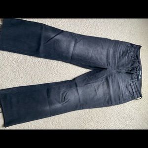Black High-Rise Flare Jeans